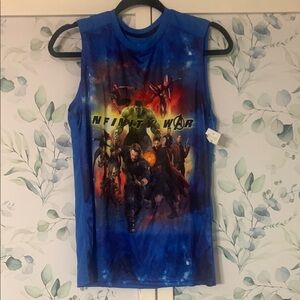 Marvel Infinity War Blue Kids Tank Top